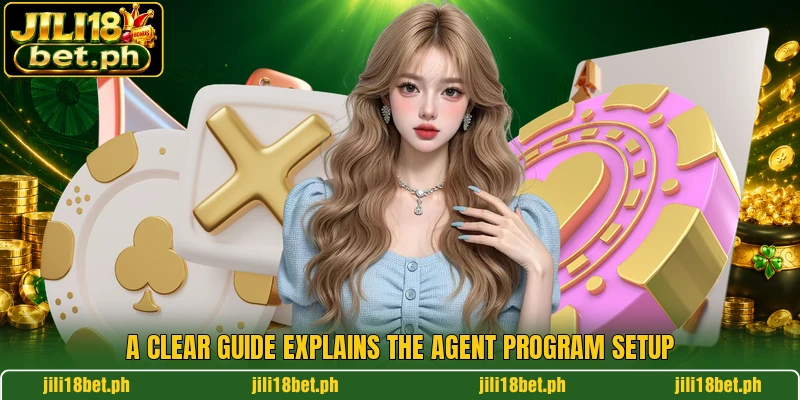 A clear guide explains the agent program setup A clear guide explains the agent program setup