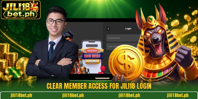 Clear member access for JILI18 login