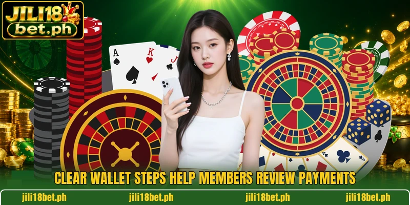 Clear wallet steps help members review payments