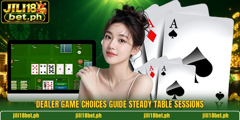 Dealer game choices guide steady table sessions Dealer game choices guide steady table sessions