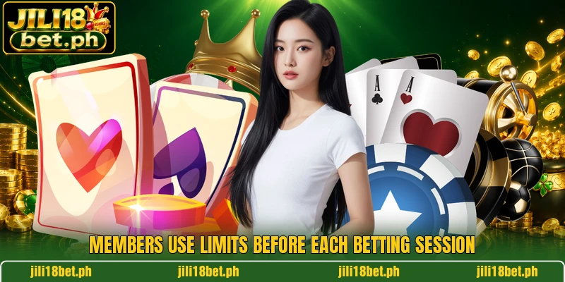Members use limits before each betting session