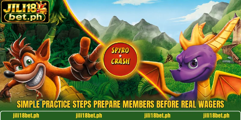Simple practice steps prepare members before real wagers